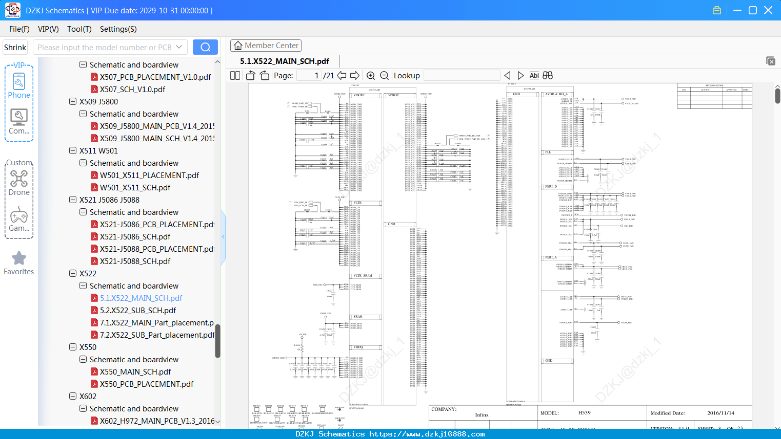 Infinix 5.1.X522_MAIN_SCH